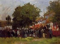 Monet, Claude Oscar - Fete at Argenteuil